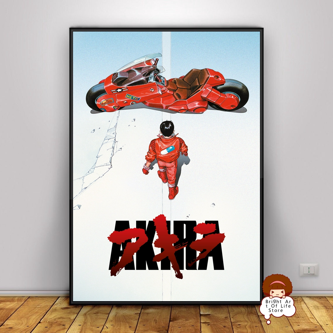 Akira 1988 Film Poster Kapağı Fotoğraf Tuval Baskı Duvar Sanat Ev Dekoru Çevresiz