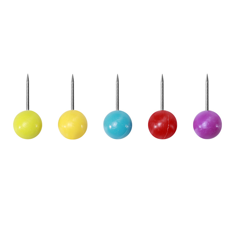 100/200 pezzi da 6 mm colorato la luce perla colorate Pin fai da te Patchwork Pin Posizionamento Accessorio abbigliamento.