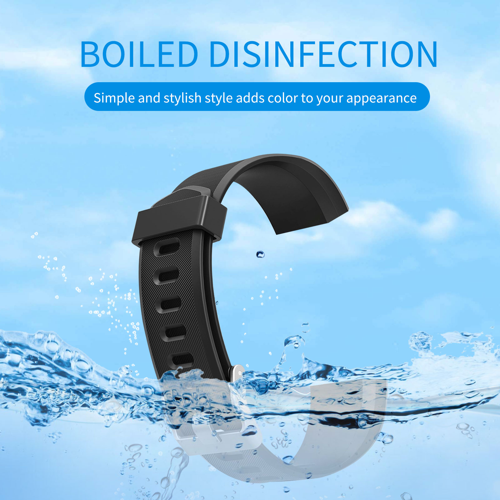 Silicone Strap Smart Watch Bracelet para ID115 Plus HR Smart Watch Substituição de pulseira Acessórios de cinta multicolor