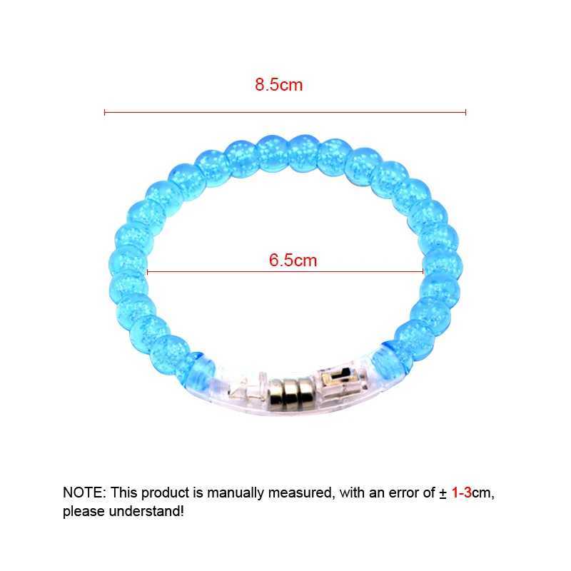 Led Rave Toy Flashing LED Party Bracelet Wristband Dance Disco Bangle Light for Halloween Christmas pulseras luminosas fluorescentes 240410