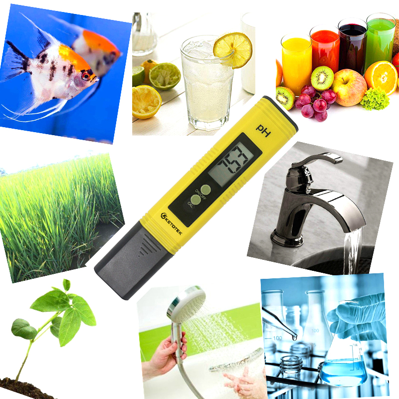 Digital PH /TDS/ EC Meter Pen of Tester Accuracy 0.1 Aquarium Pool Water Purity Filter Hydroponic Portable PPM Water Quality Det