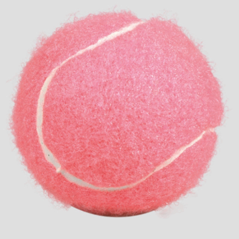 Pack Pink Tennis Balls Balles d'entraînement élastiques résistantes à l'usure 66 mm Mesdames débutants Pratique Ball de tennis pour club