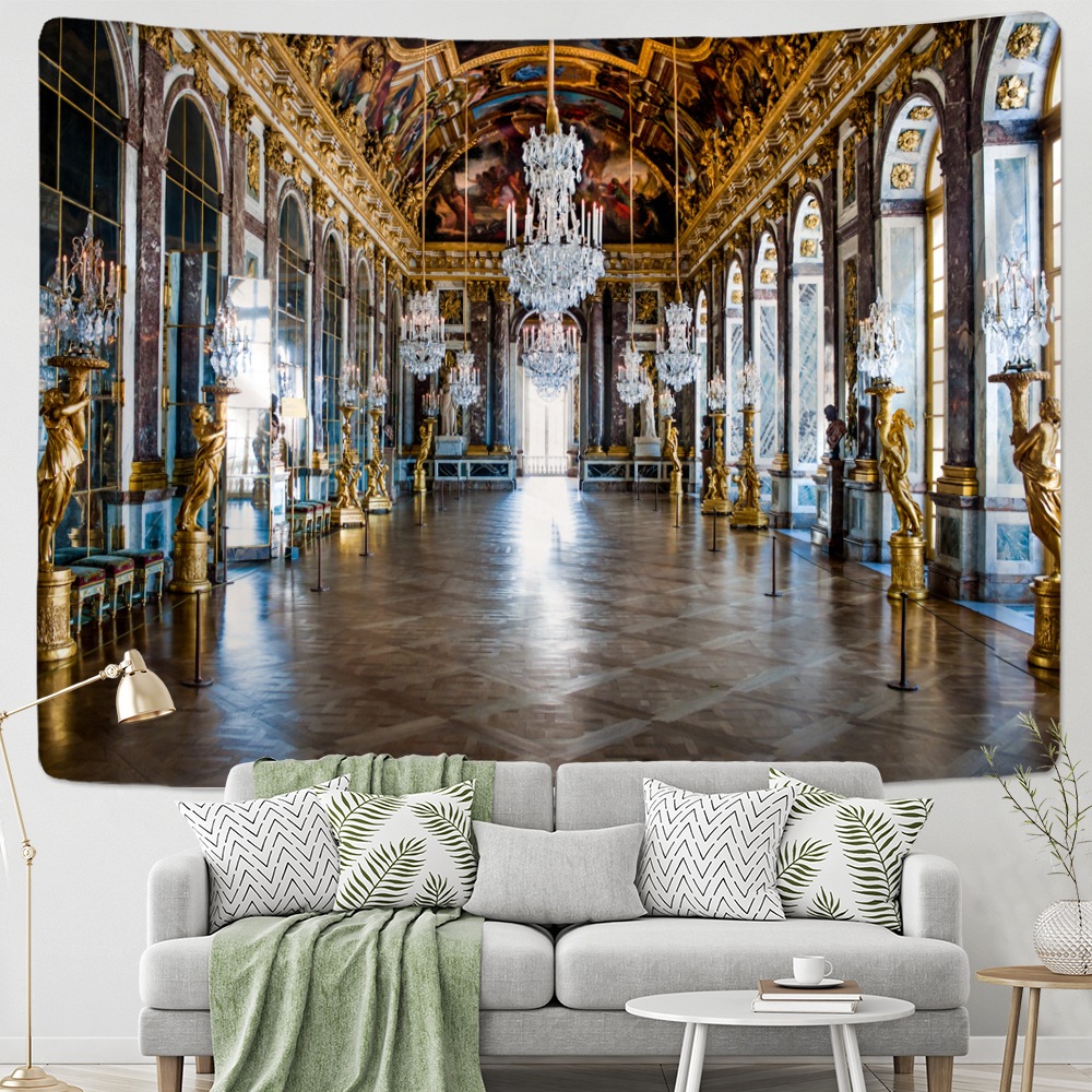 European Palace Tapestry Wall Witchcraft Bohémien Hippie Simple Art Dormitory soggiorno decorazioni la casa