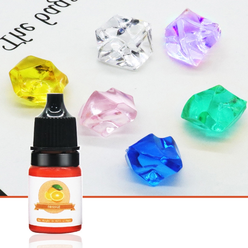 EPOXY Resina Pigmento Transparente não-tóxico UV Líquido de corante de resina epóxi para resina UV Resina para colorir jóias Fazendo dropship