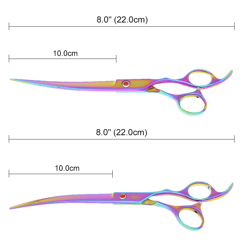 8インチMeisha Professional Dog Grooming Kit Pet Straight Cuting Cutting Sacissors Groomer Thinning Shears Animal