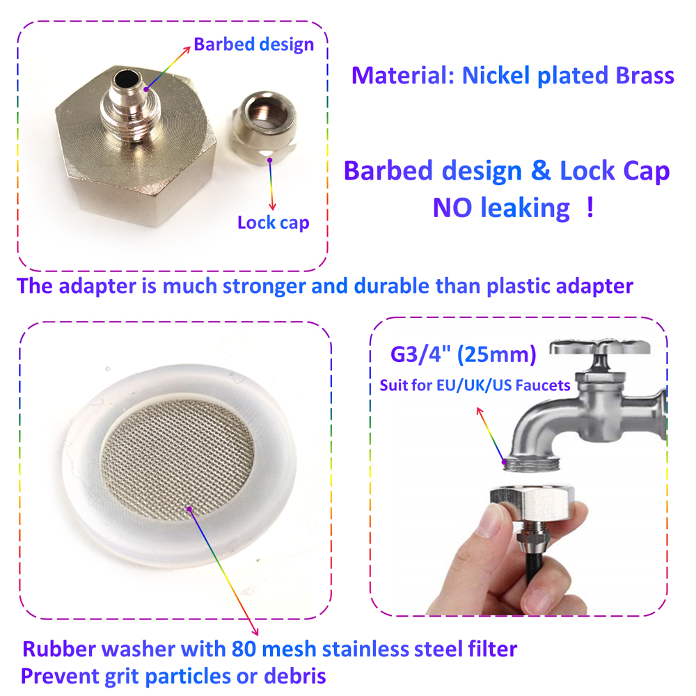 DIY 7/10 / 20m Système de brouillard Mistage Chine Fournisseur de la Chine Pression de travail 2-30 Bar Système de refroidissement par pulvérisation d'eau Livraison gratuite