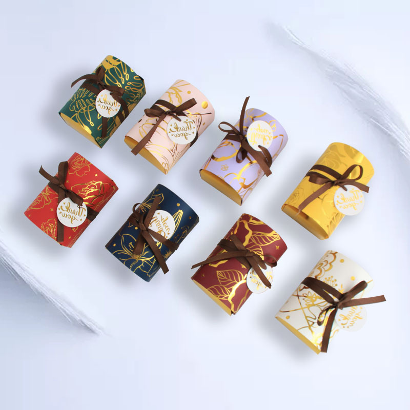 Bronzing Modèle Papier Candy Box Coeur Bijoux Favoris Cadeaux Boîte de cadeaux MERCI PACKAGE SAGS ANNIVERSAIRE DÉCORATION DE PARTÉ DE MEUX