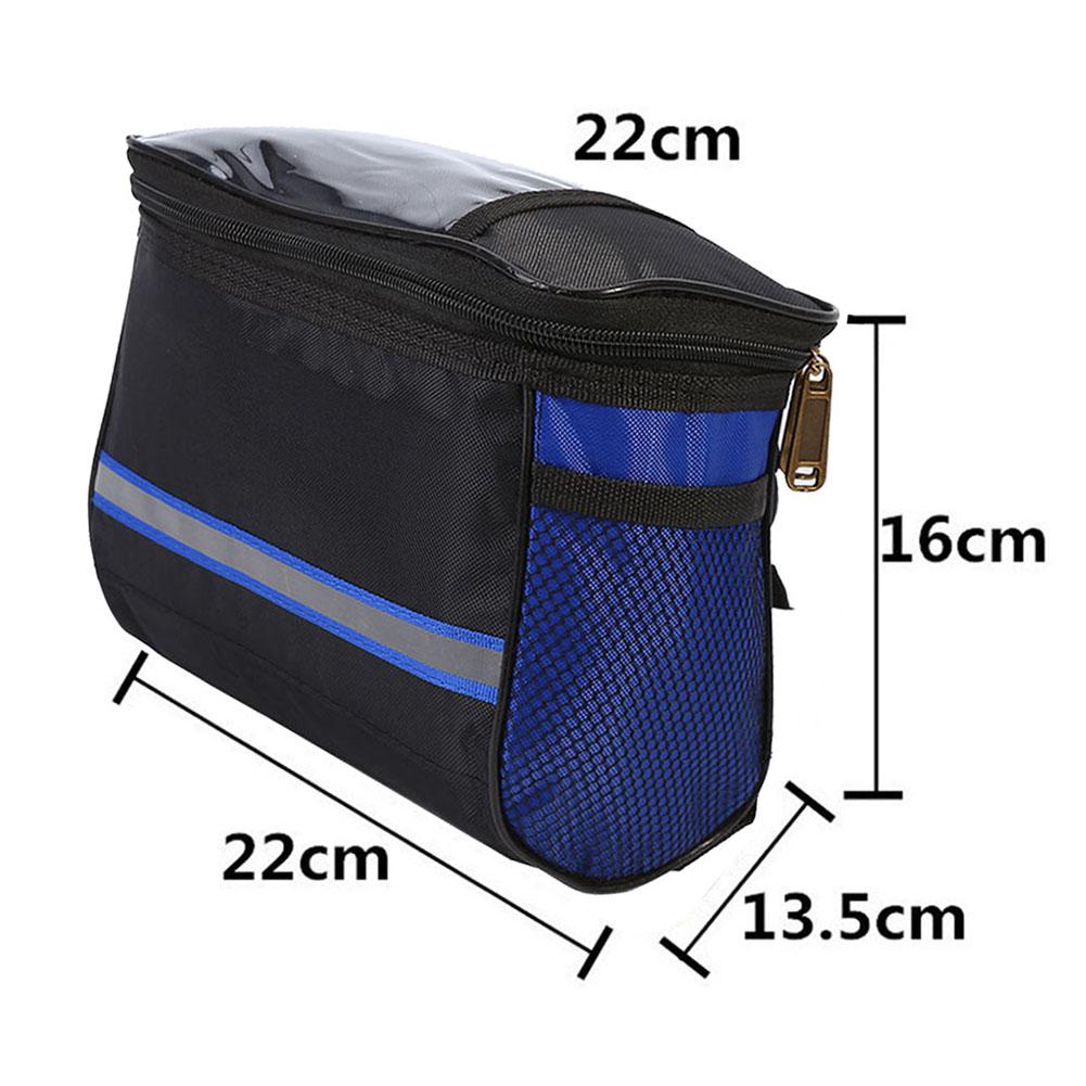 Sac à vélos étanche sac de guidon à vélo de vélo de vélo de tube avant pack épaule pack de vélo de vélo accessoires de vélo navire