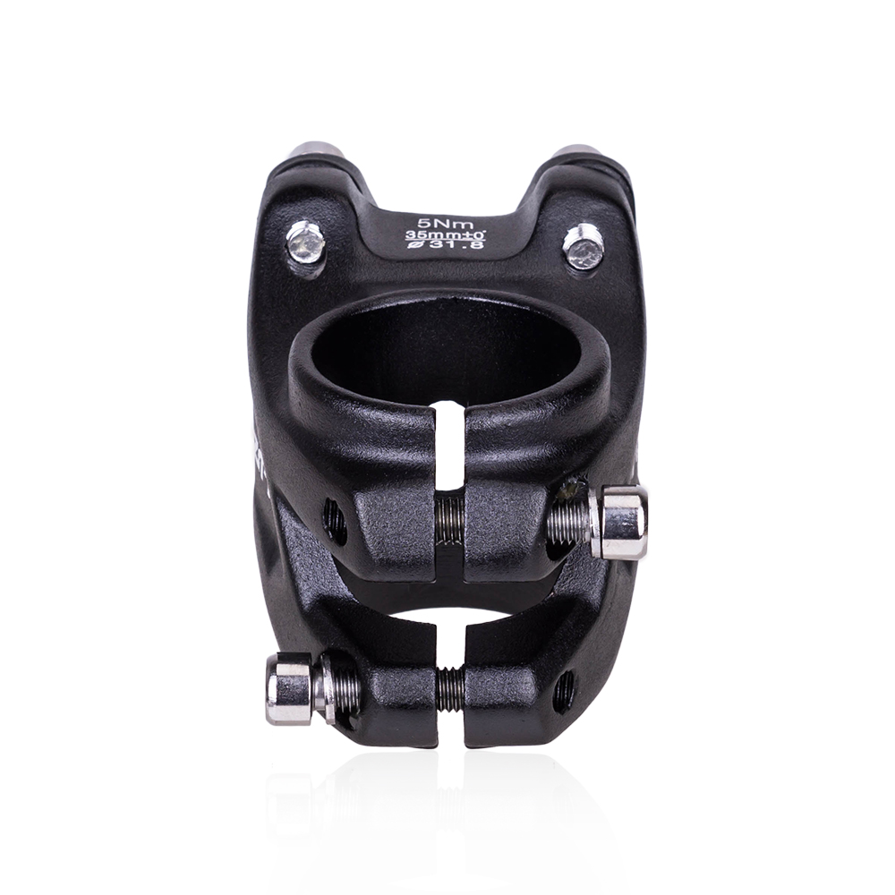 ZTTO Bicycle MTB 35mm Stem 0 Degree 31.8mm Lightweight Black AM Bike Down Hill Short High Strength Stem