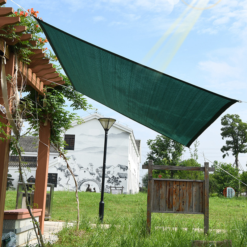 95% Anti UV Ny mörkgrön HDPE Sun Shading Netting Garden Gazebo Canopy Garage Sun Shelter Balcony Privacy Screen