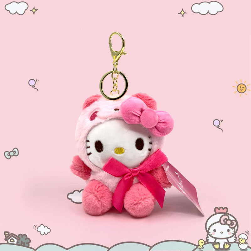 Cartoon Cross Pranding Panda Kuromikaiti Leti Yugui Puding Puding Plush Doll Could Grab Doll Machine Pendent