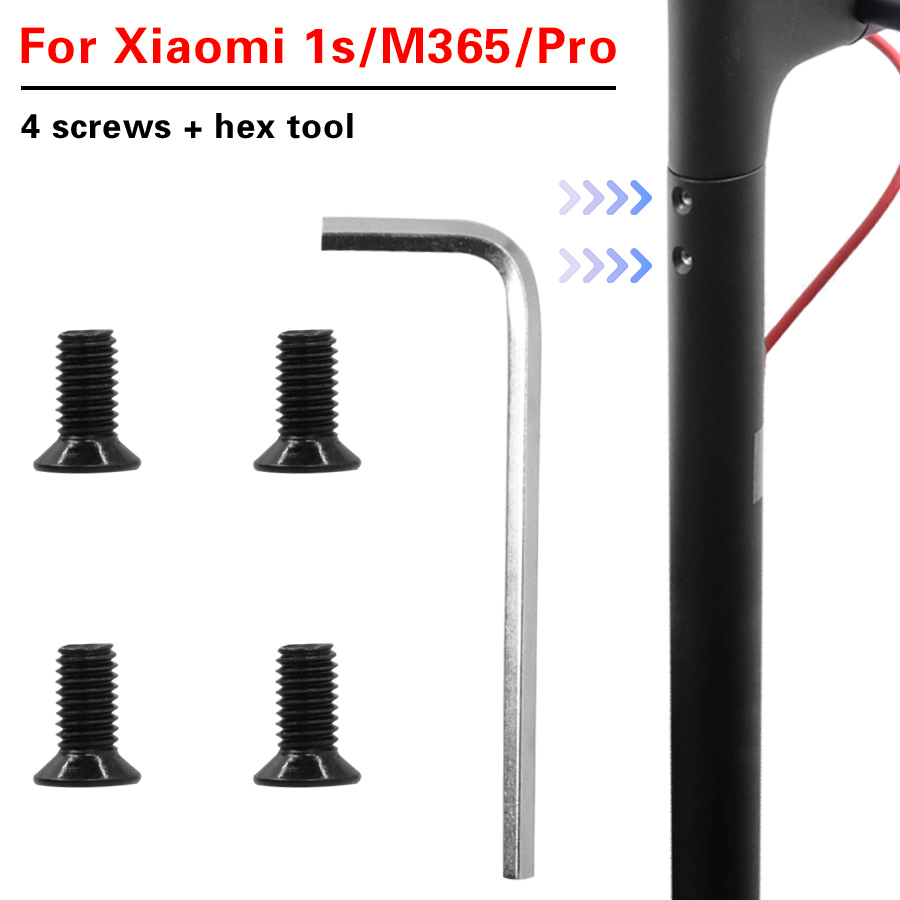 2/Screws Nut Wrench For Xiaomi M365 Pro For Ninebot Es1 Es2 Electric Scooter Handlebar Front Fork Tube Pole To Base Parts