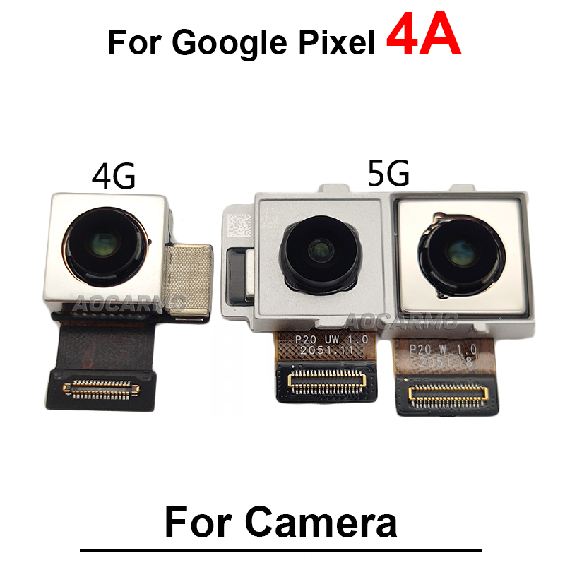 Przedni aparat do Google Pixel 6 Pro 5 4 3 xl 4xl 4A 4G 5G 6Pro tylny tył kamera główna elastyczna wymiana kablowa części