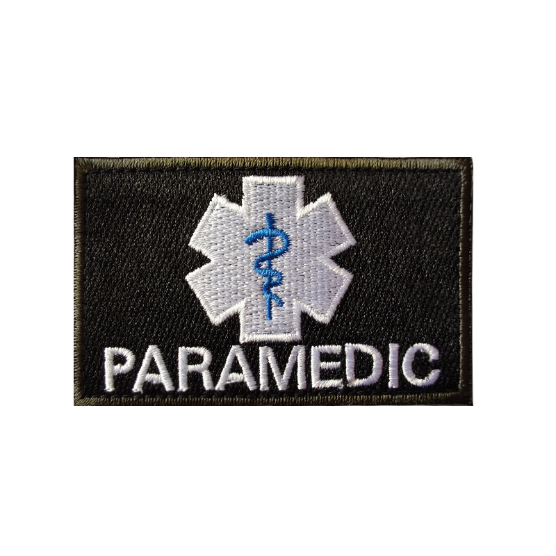 Star of Life broderie Patches American Rescue Medical Paramedic Badge brassard Tactical Army Military Tissu Military