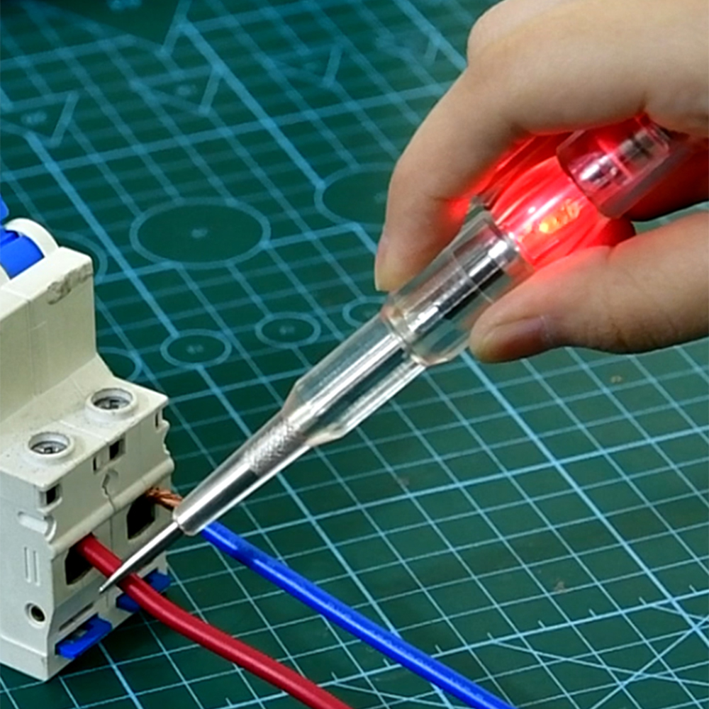 Electrical Tester Pen Voltage indicator Test Pencil Tester Screwdriver Voltage Detector Test Pen 70-250V Electrician tool