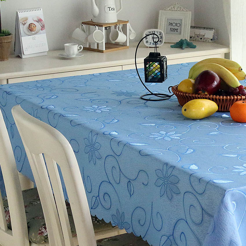 طاولة ورقة زهرة حديثة غطاء قطعة قماش مقاومة للغبار القهوة طاولة الطعام حفلة منزلية للقطعة مائدة مائدة مائدة toalha de mesa