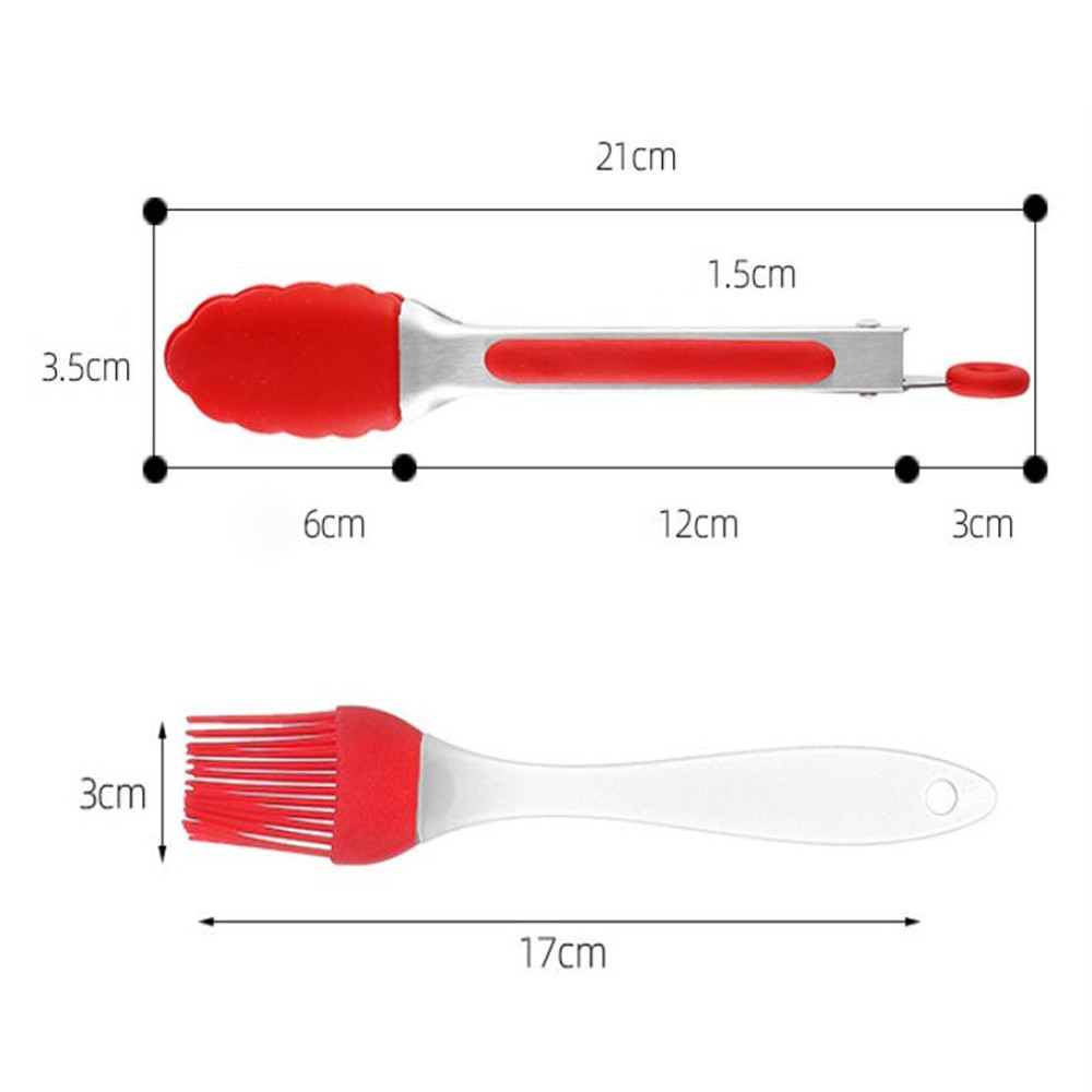 /Bumpateil Bushsilicone Spatola Pinceuli pentole cuocere Cucina Cucina Cucina Cucina Insalata Servire BBQ Stricchio