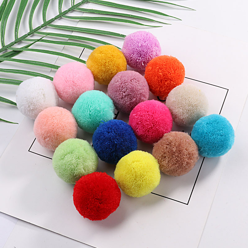 Pom de tamanho múltiplo 15mm 20mm 30mm 40mm Pompones macios macios artesanato de pelúcia diy pom pom pom ball furball decoração de casas de cachecol suprimentos de costura