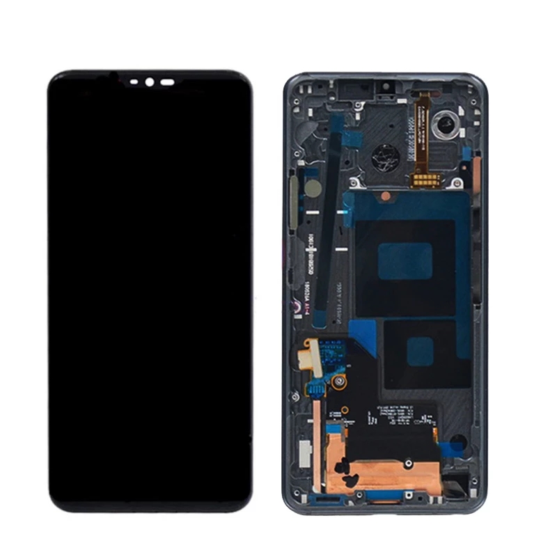 Pour LG G7 Thinq Display G710 G710EM G710PM G710VMP LCD Affichage avec numériseur à écran tactile avec cadre