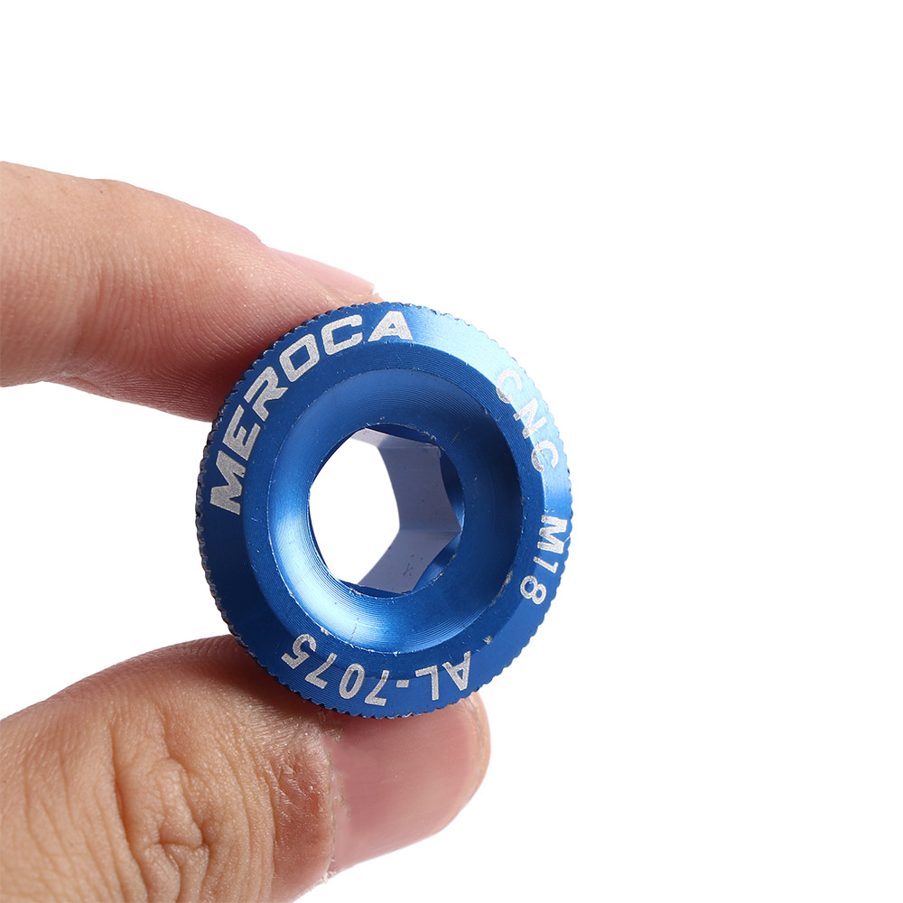 M18/M19/M20 Cykelfäste Alloy CNC Crankset Nut Crank Cover Crankset Skruvar Crank Arm Fixing Bolt Crank Bolt Cover Cap Cap