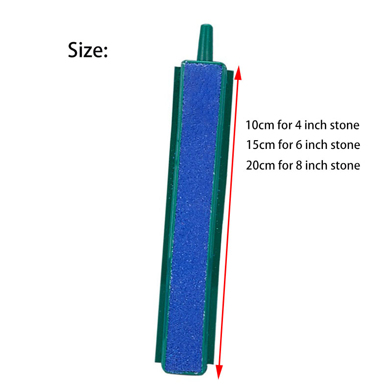3サイズのエアポンプ砂岩水族館酸素ポンプ新鮮なエアストーンバブルバー水族館水槽エアレーターポンプ