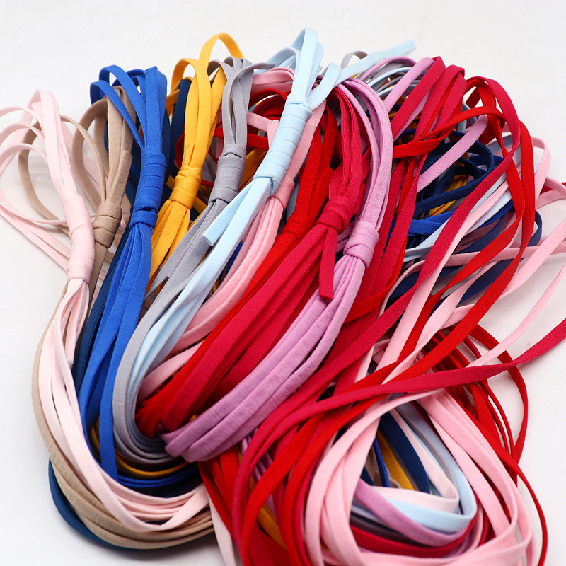 20y justerbar mask Sying Elastic Band DrawString Polypropylenfiber Loop Color Mask Lanyard Rope DIY Syförsörjning 3-5 mm