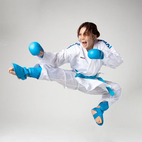 WKF Karate Uniforme - 6 oz Premium Kumite GI - Inazuma officiel smai kumite karate gi wkf approuvé des uniformes kumite