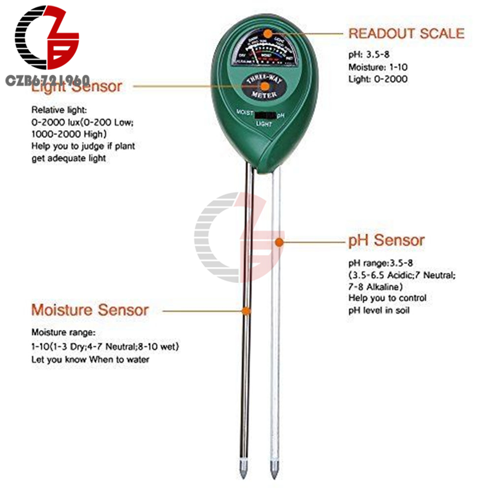 3 dans 1 SOL PH METER