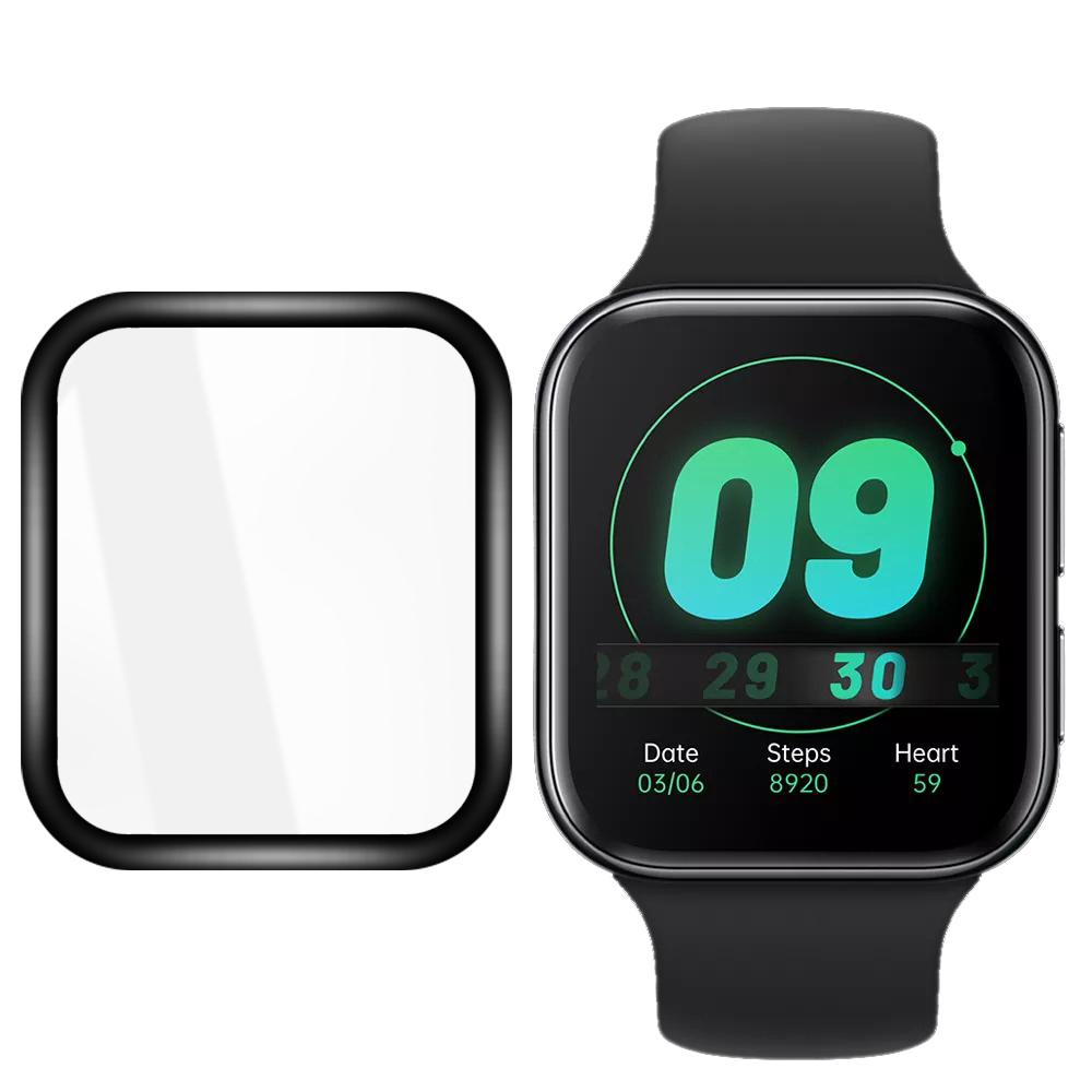 3D Soft Fiber Glass Protective Film Cover för OPPO Watch 2 41mm 42mm 46mm Screen Protector för Oppo Watch Smartwatch Accessories