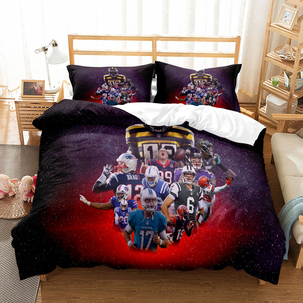 National Rugby Poster Bedding Set King Queen Double Full Twin Single Size Under tale Bed Linen Set