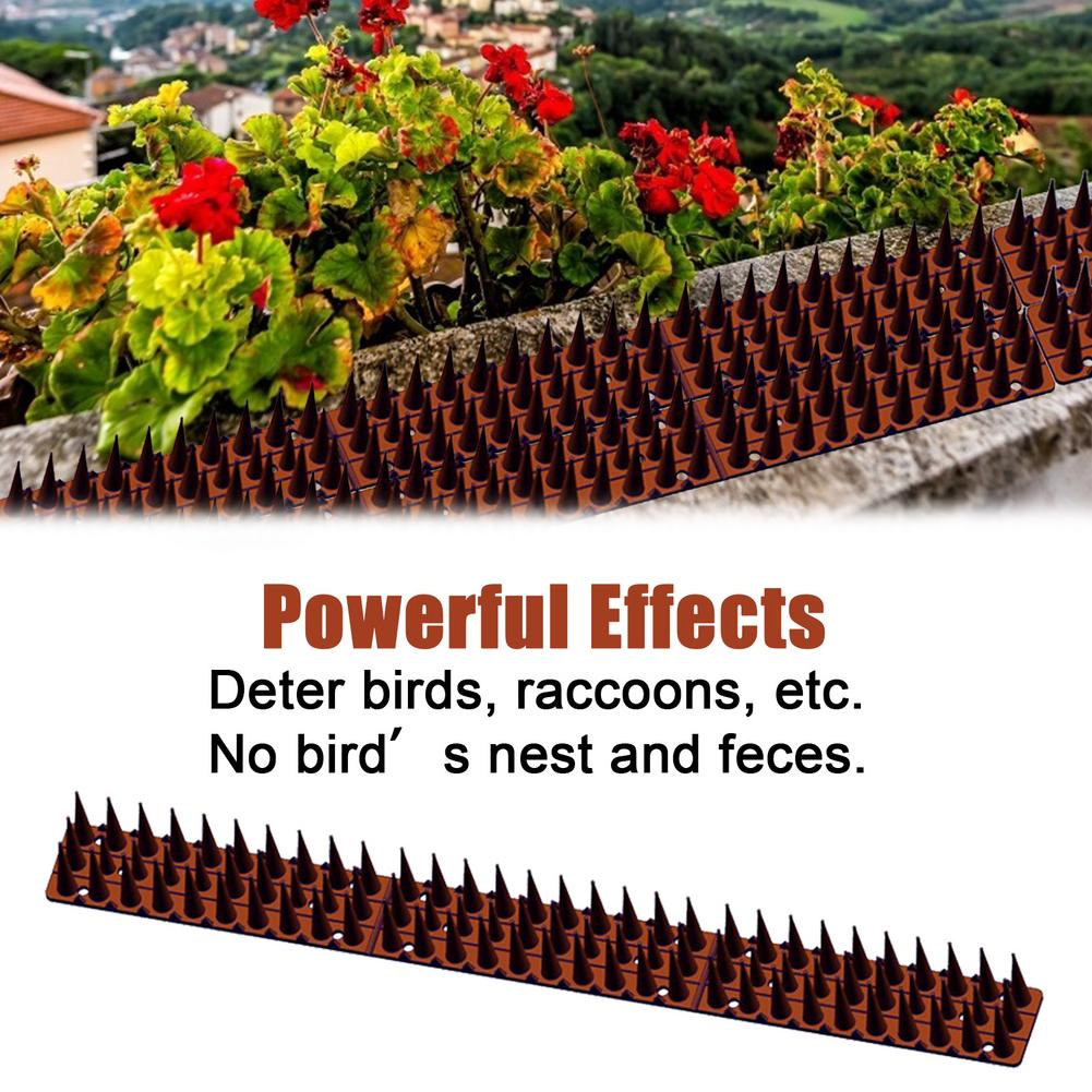 Fence Wall Spikes Cat Animal Anti-climbing Plastic Anti Theft For Garden Fences Invader Bird Spikes Dog Repeller