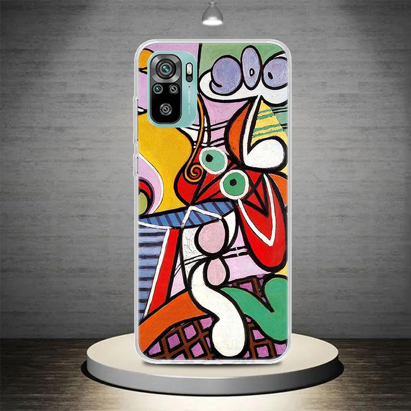 Picasso Abstract Art Painting Case Case Coque para Xiaomi Redmi Nota 12 11 11s 11t 11e 10 10s 9 9s 9t 8 8t 8 Pro Plus Global 7