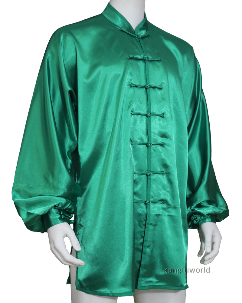 아름다운 중국 쿵푸 재킷 타이 치 탑 무술 윙 칭키의 옷 커스텀 테일러드 측정이 필요합니다.