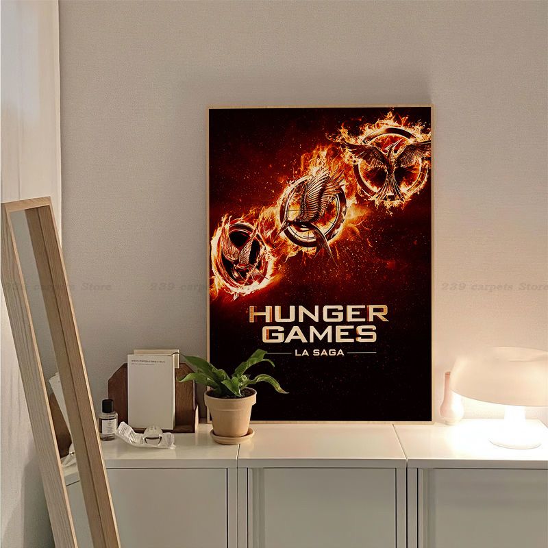 The Hunger Games Diy Poster Kraft Paper Prints and Posters Kawaii Room Decor