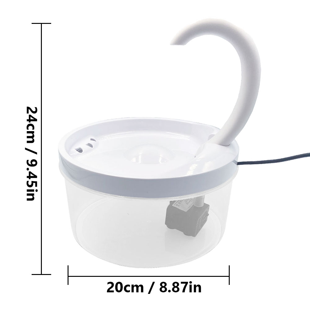 2L Pet Pet Cat Fountain Fountain Cat Cat Pet Mute Drinker Feeder Bol