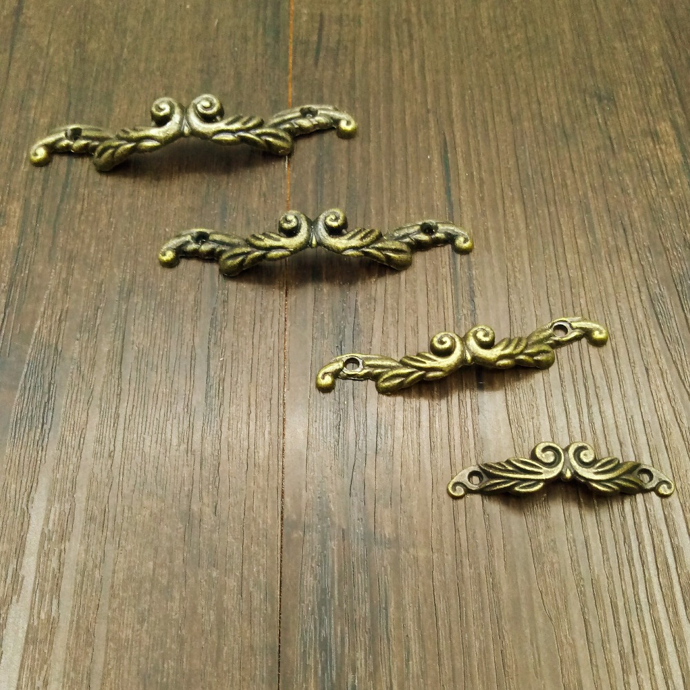 Vintage Antique Brass Clássico Móveis Mobiliário Manuset Cabinete Pull Drave