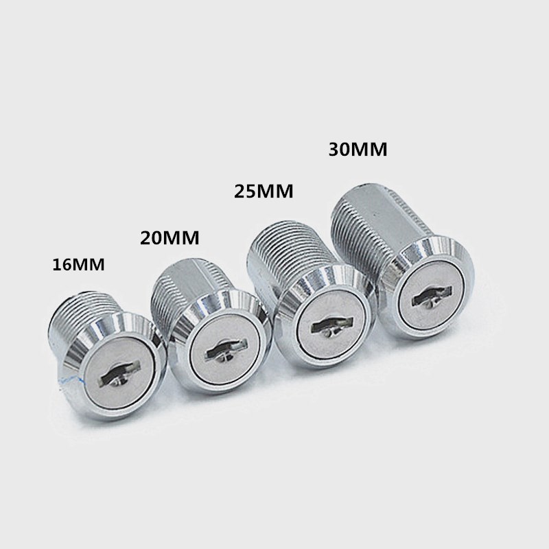 Drawer Locks with 2 Keys Lock Furniture Hardware Door Cabinet Lock for Office Desk Letter Box Cam Locks 16mm 20mm 25mm 30mm