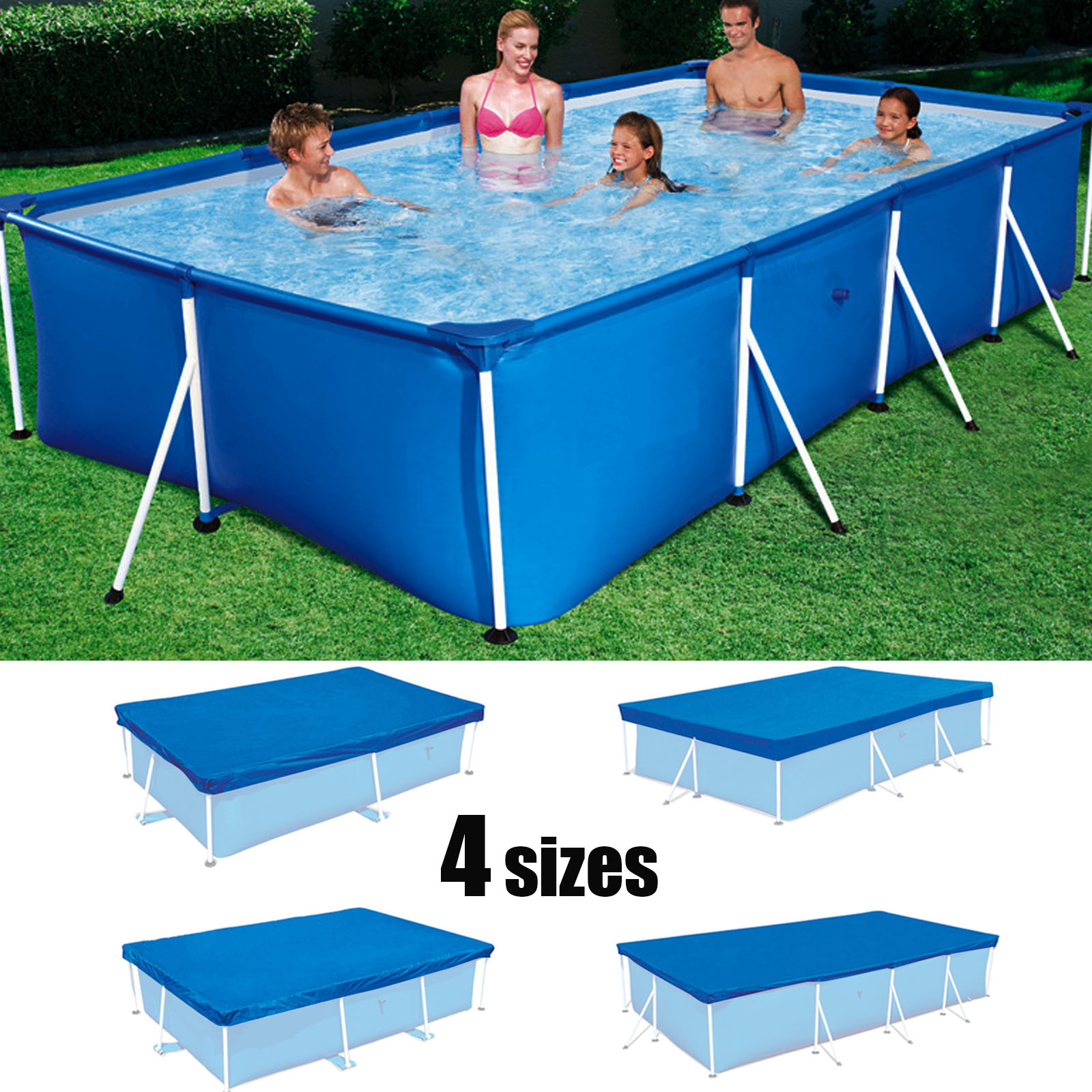 Grande couverture de piscine pour toute la famille de couvercle de tissu au sol de la famille Couvrette de tapis de sol pour la piscine de jardin extérieur de la villa Piscina