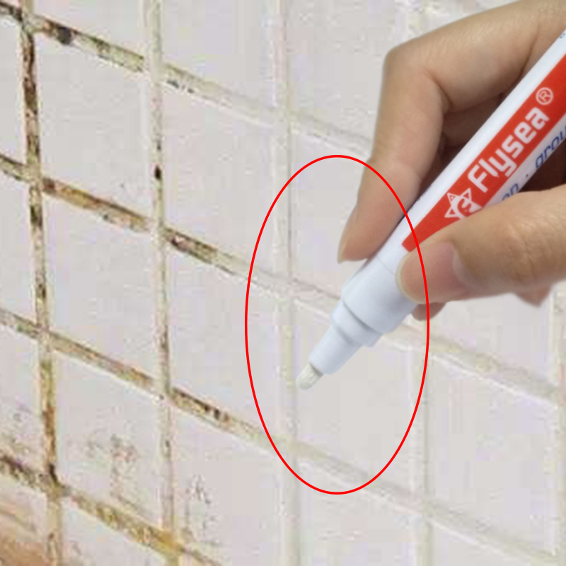 Home Tile Grout Pen Kitchen Instant Tile Repair Anti Mould Professional White Grout Marker Anti Mould Water Resistant Tile Pen