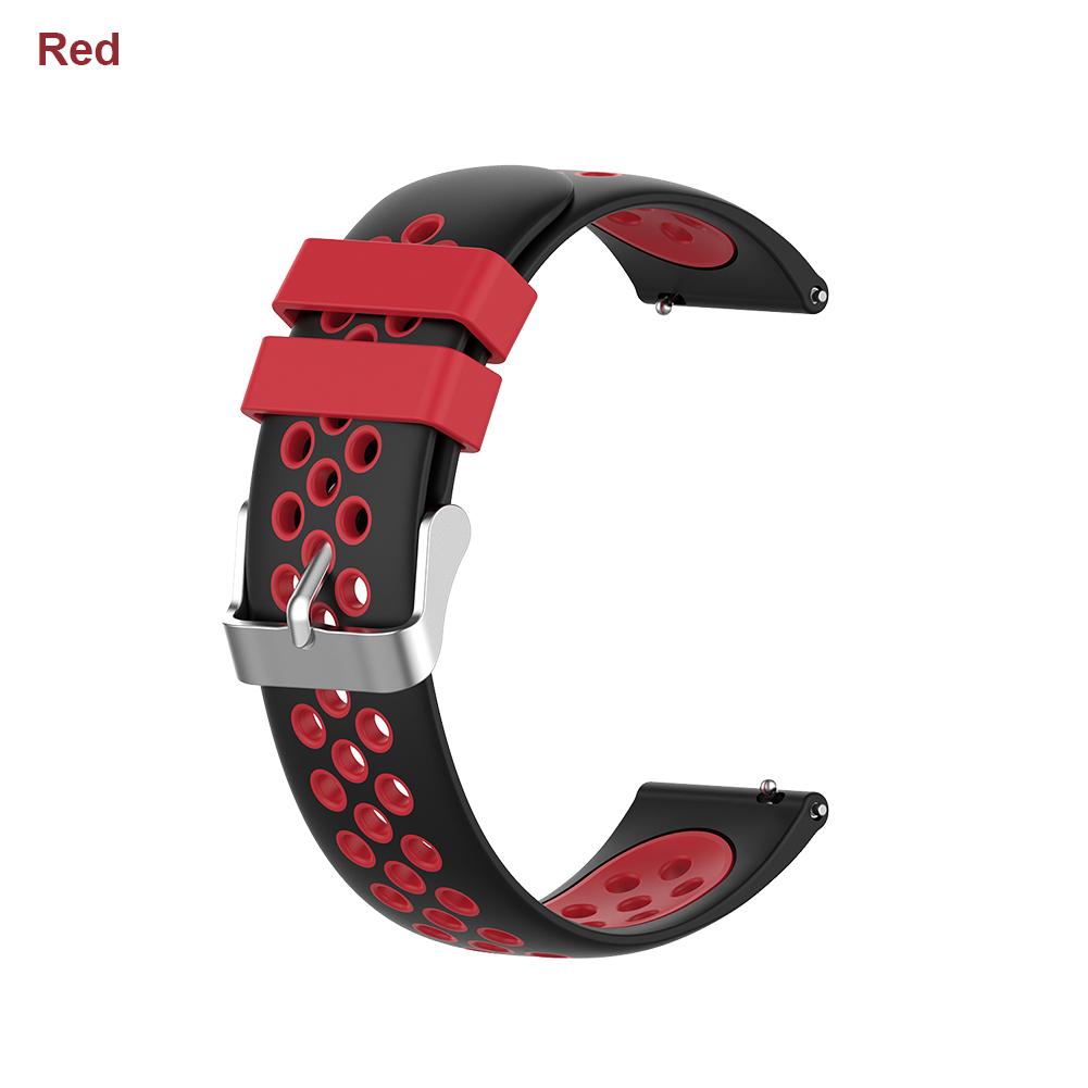 Banda de relógio suave Band Silicone Band para Garmin Venu Fenix 5s para Amazfit GTS Smart Watch Strap Wrist para Samsung Gear S3 Watch