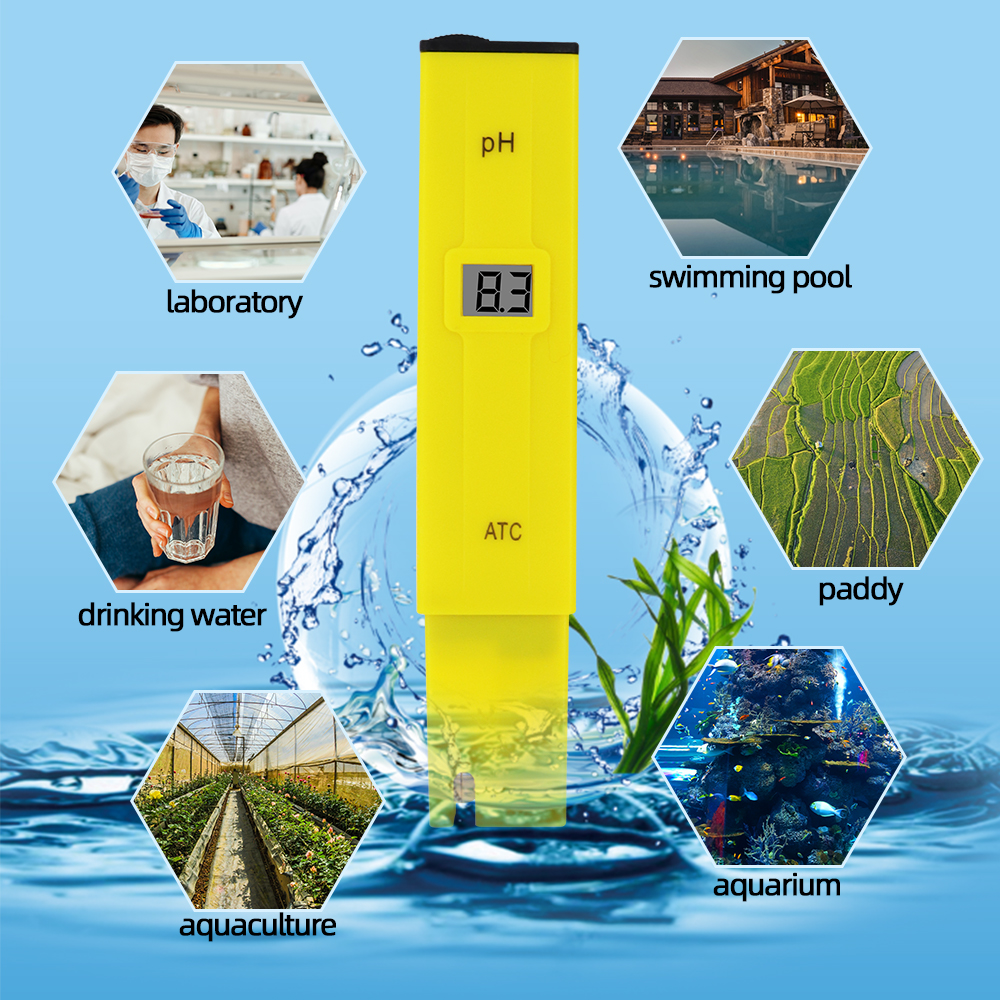 Digital Water Analysis PH Meter Tester Instruments 0.0-14.0pH for materiel Aquarium Akwarium Swim Pool Water Lab medidor de ph