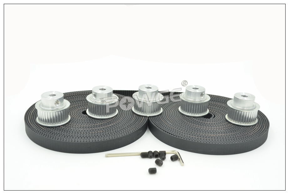 36 Teeth 2GT Timing Pulley Bore 5/6.35/8mm + 10M GT2 Synchronous Belt W=9mm 36T 36Teeth GT2 Timing Belt Pulley 3D Printer