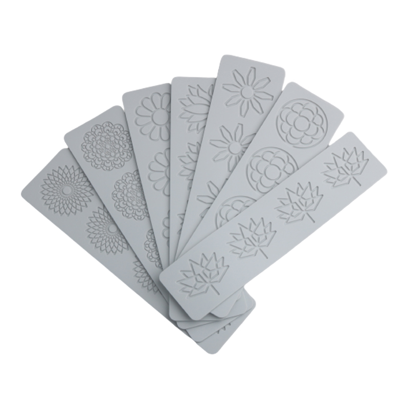 SHENHONG 15 Types Leaves Design Geometric Pattern Lace Mat Sugar Craft Silicone Pad Chocolate Mold Fondant Cake Decorating Mould