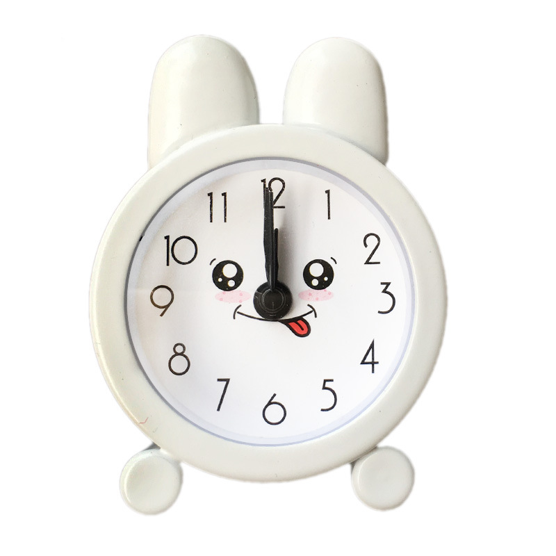 Creative Cute Mini Metal Metal Pequeno Clock eletrônico Relógio pequeno Clock Table Relógio Manhã Despertador Retro Portátil Bell Desk