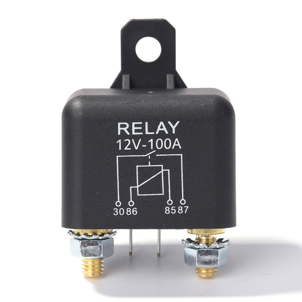 High Current 4 Pin Car Relay 12V 200A Car Truck Motor Automotive Relay Continuous Type Automotive Car Relays Normally Open
