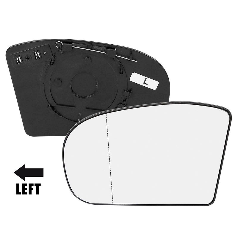 For Benz W211 W203 01-07 Right Left Side Heated Door Mirror Glass with Base 2038101021 Rear view mirror exterior parts