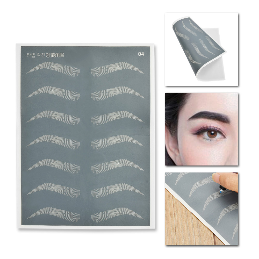 Übende Tattoo Kits Set Pro Microblading Permanent Make -up Brow Blade Nadel Pigment Tintenzug Tattoo Tool