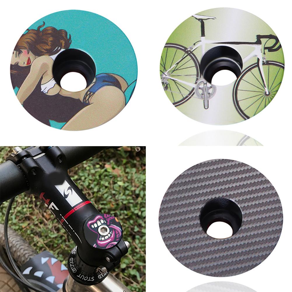 1 st cykel stam topp cap headset cover för 28,6 mm framgaffel mtb mountain road cykel cykel styret stam cap skålskydd