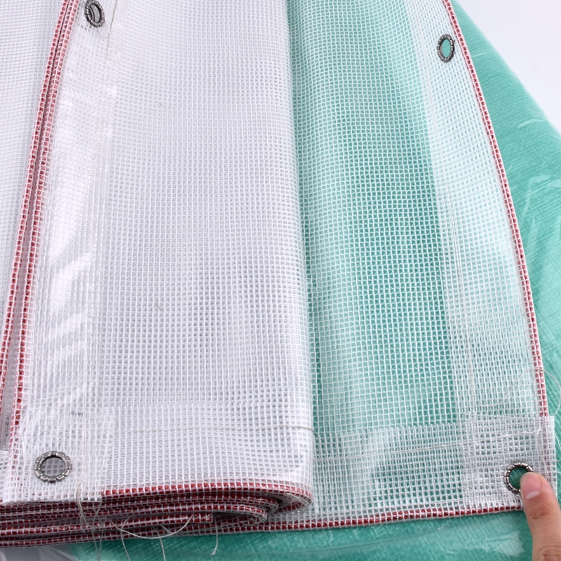 0,38 mm Półprzeznane PVC plandeki dla zwierząt domowych pokrywka deszczowa tkanina na zewnątrz markizowanie ogrodu soczyste rośliny utrzymują ciepło żagle cieniujące