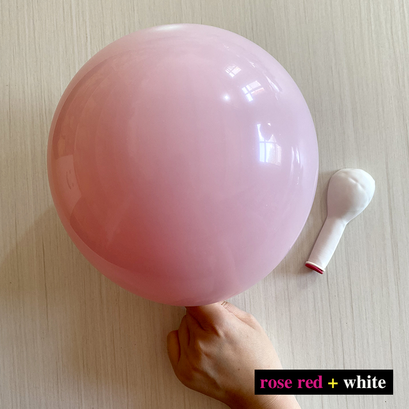 Verdikte latexballonnen voor decoratie, dubbele laagballon, wit, roze, tiffany, blauw, kleurrijk, bruiloft, verjaardagsfeestje